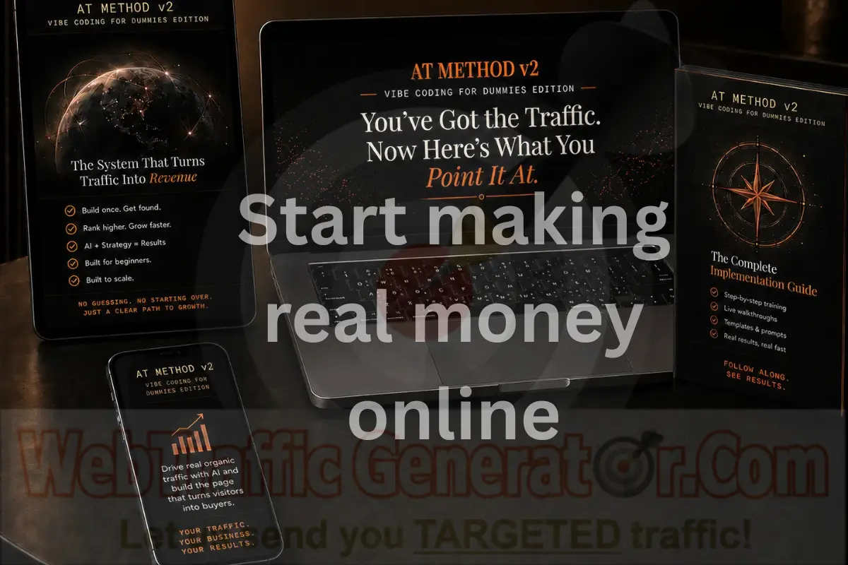 AT Method V2 system interface by Chris Ramirez designed to help you start making real money online